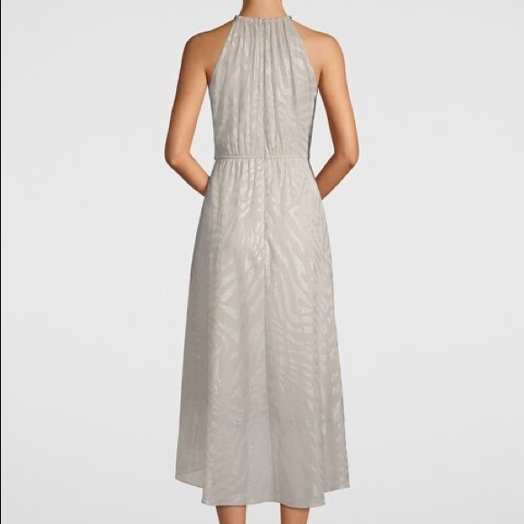 NWT ZEBRA-BURNOUT HIGH-LOW DRESS - Picture 3 of 8